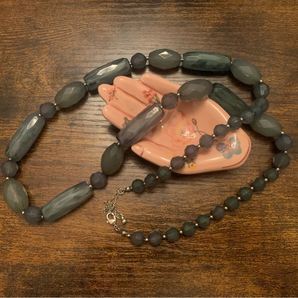 Vintage Jade Jadeite Style Necklace